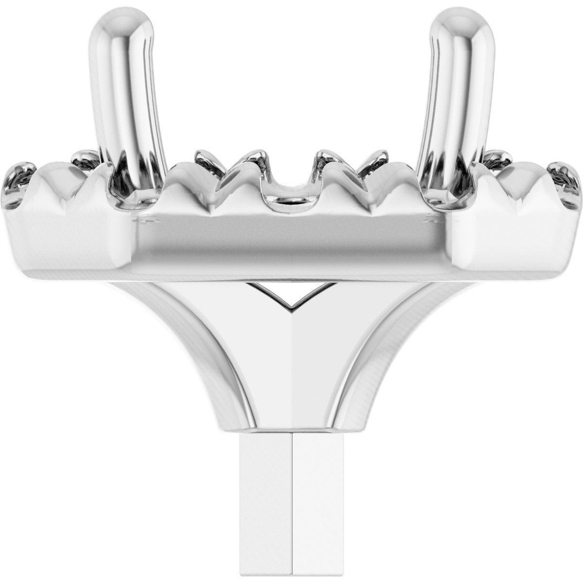 French-Set Halo-Style Peg Setting