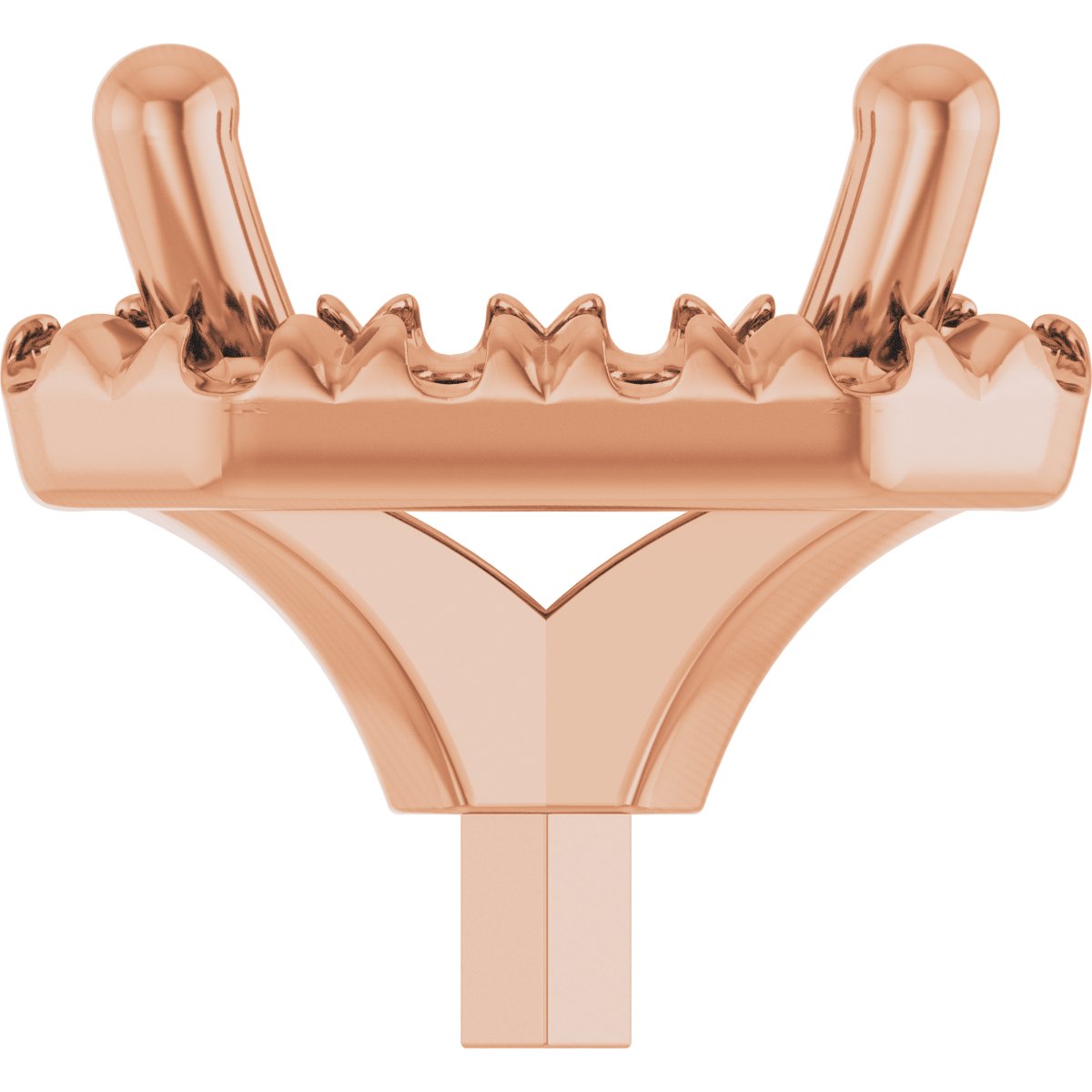 French-Set Halo-Style Peg Setting