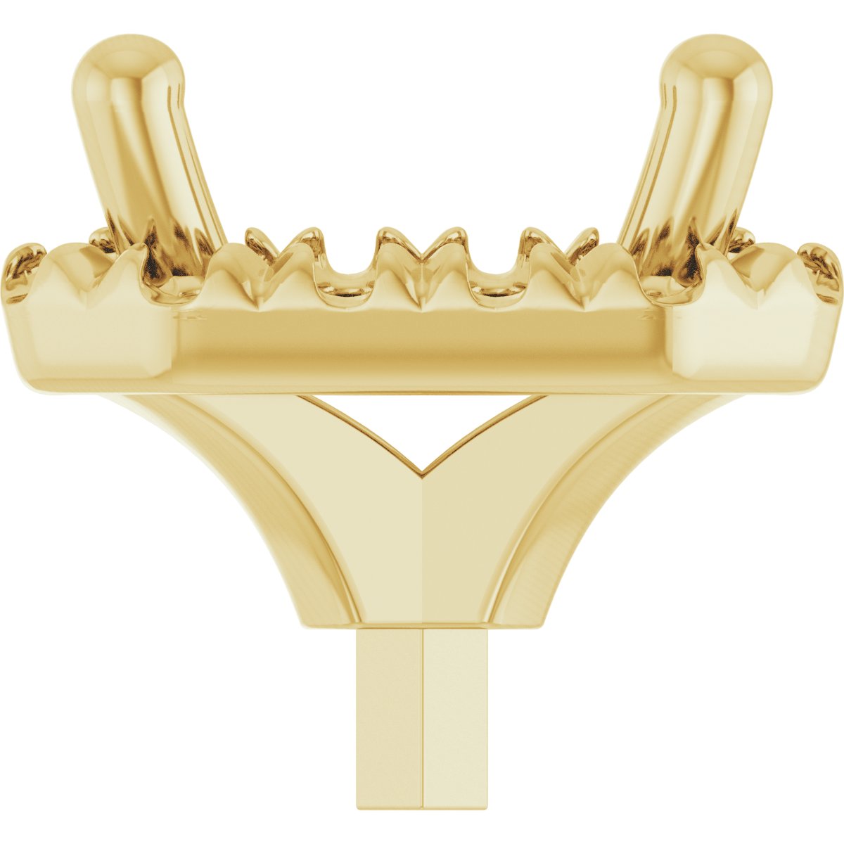 French-Set Halo-Style Peg Setting