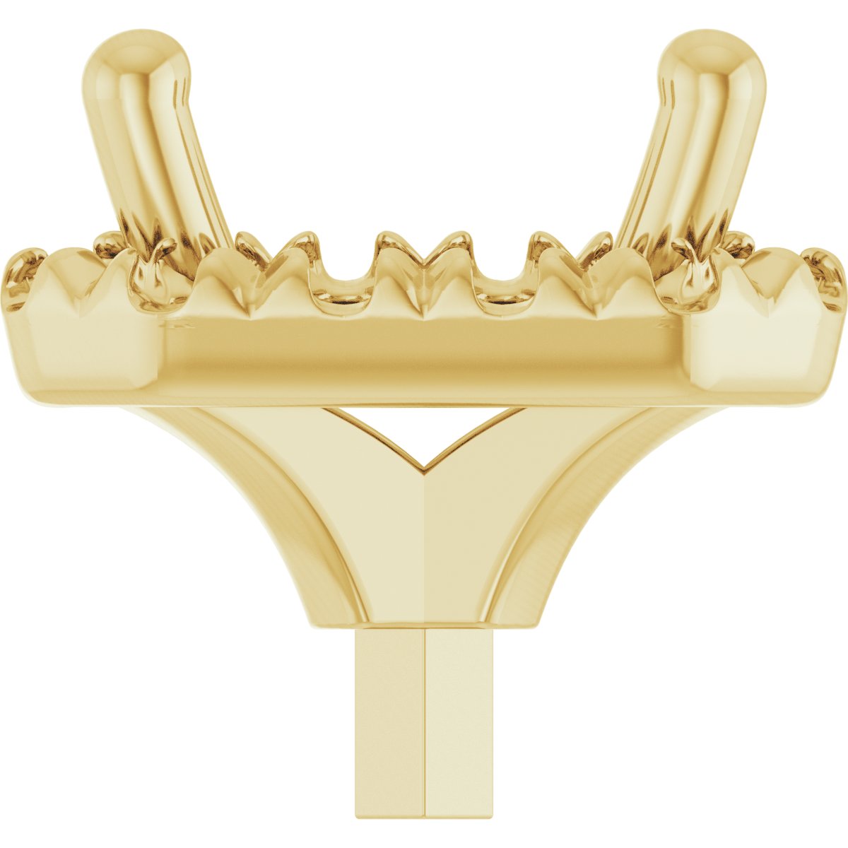 French-Set Halo-Style Peg Setting
