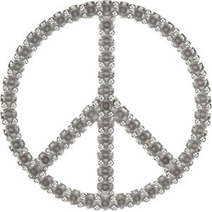 Petite Peace Sign Pendant