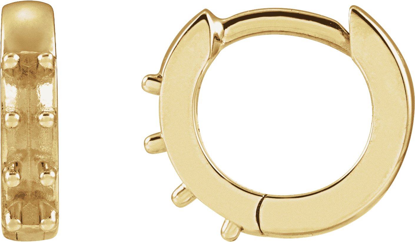 Accented Huggie Earrings
