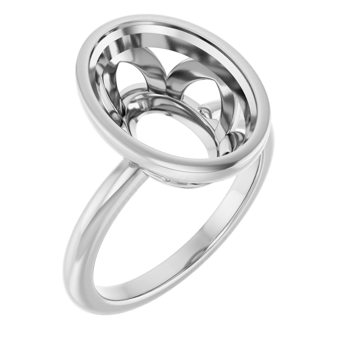 Bezel-Set Engagement Ring