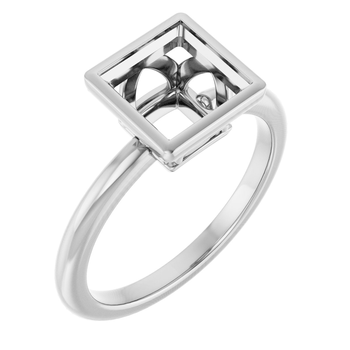 Bezel-Set Engagement Ring