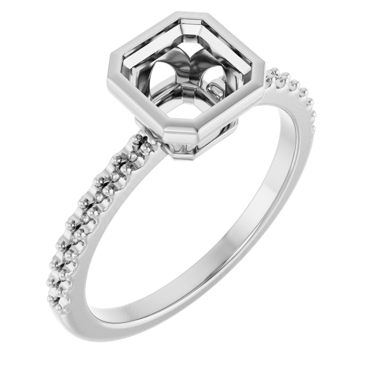 Bezel-Set Engagement Ring