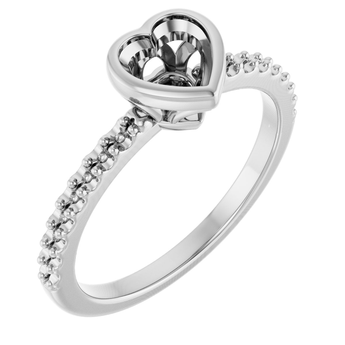 Bezel-Set Engagement Ring