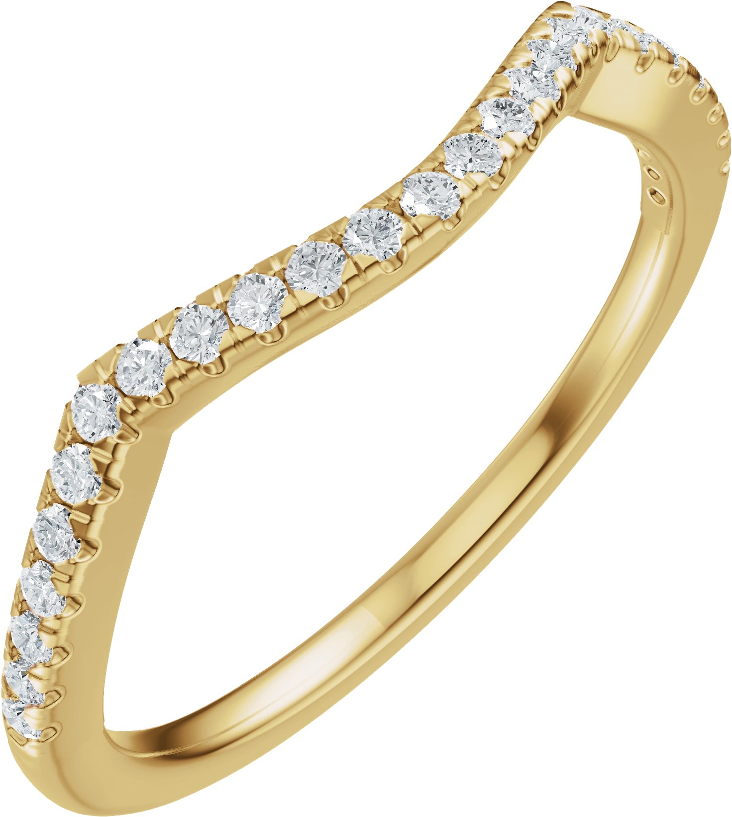Accented Criss-Cross Engagement Ring or Band