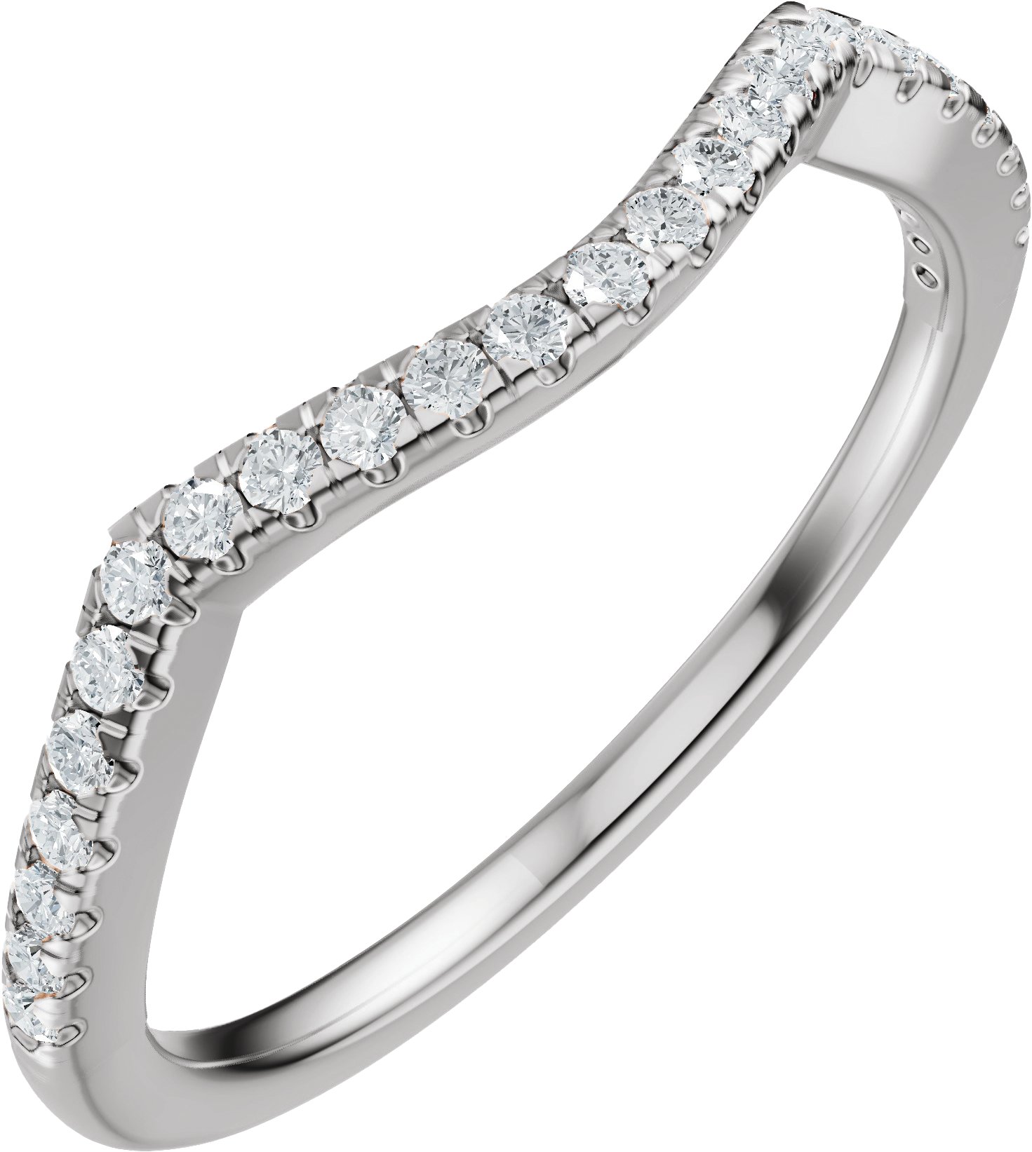 Accented Criss-Cross Engagement Ring or Band