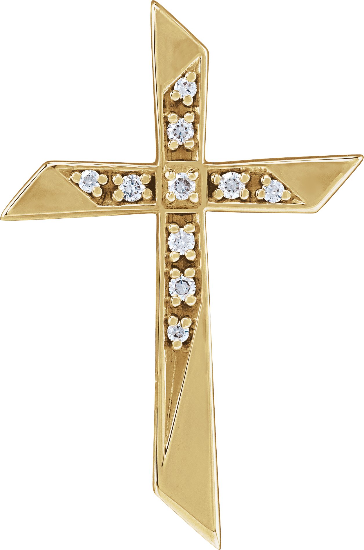 Accented Cross Pendant