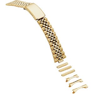 Multi End Piece Link Metal Watch Bracelet for Men 18 20 22mm Ref 974813