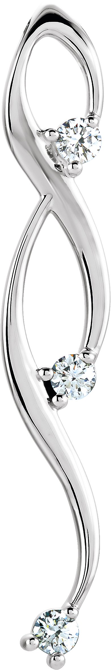 3/8 CTW Natural Diamond Pendant