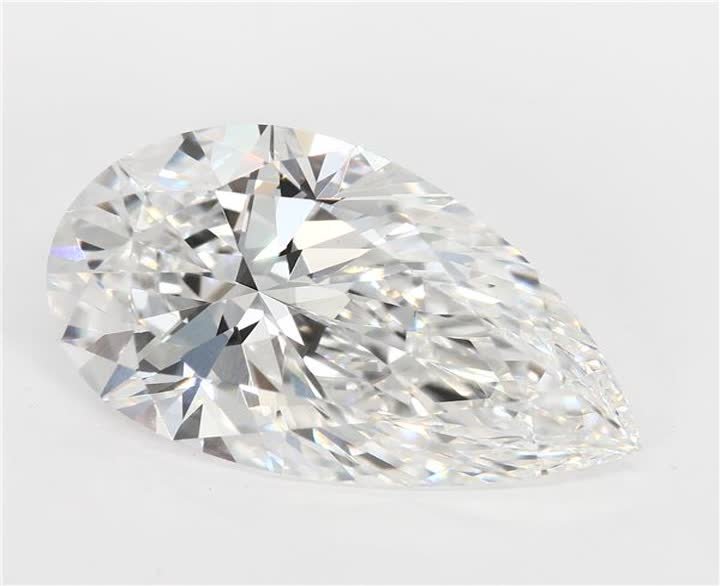 5.05 CT Pear Lab-Grown Diamond Surrey Vancouver Canada Langley Burnaby Richmond