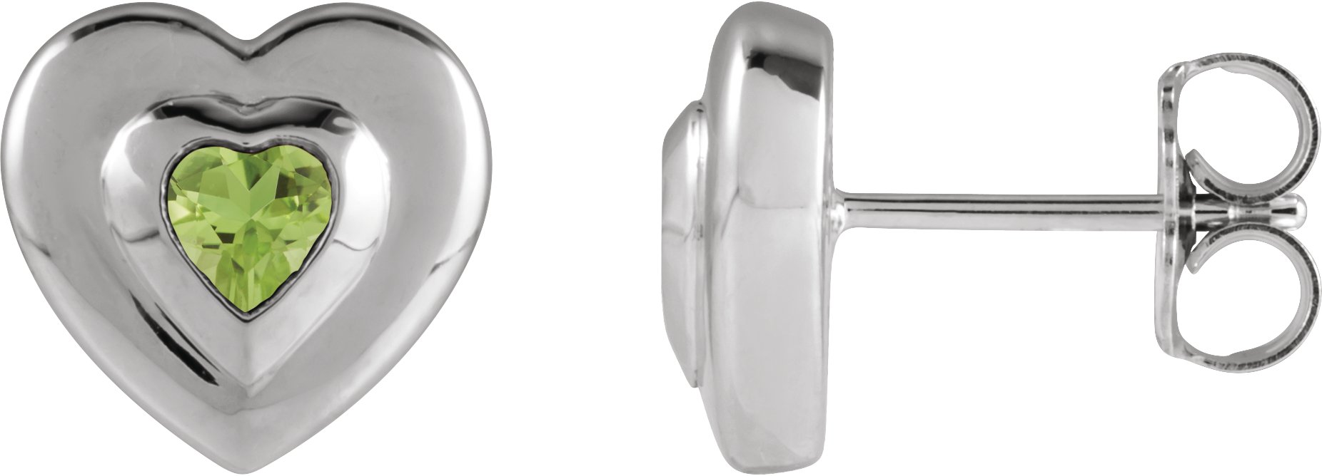 Bezel-Set Solitaire Earrings