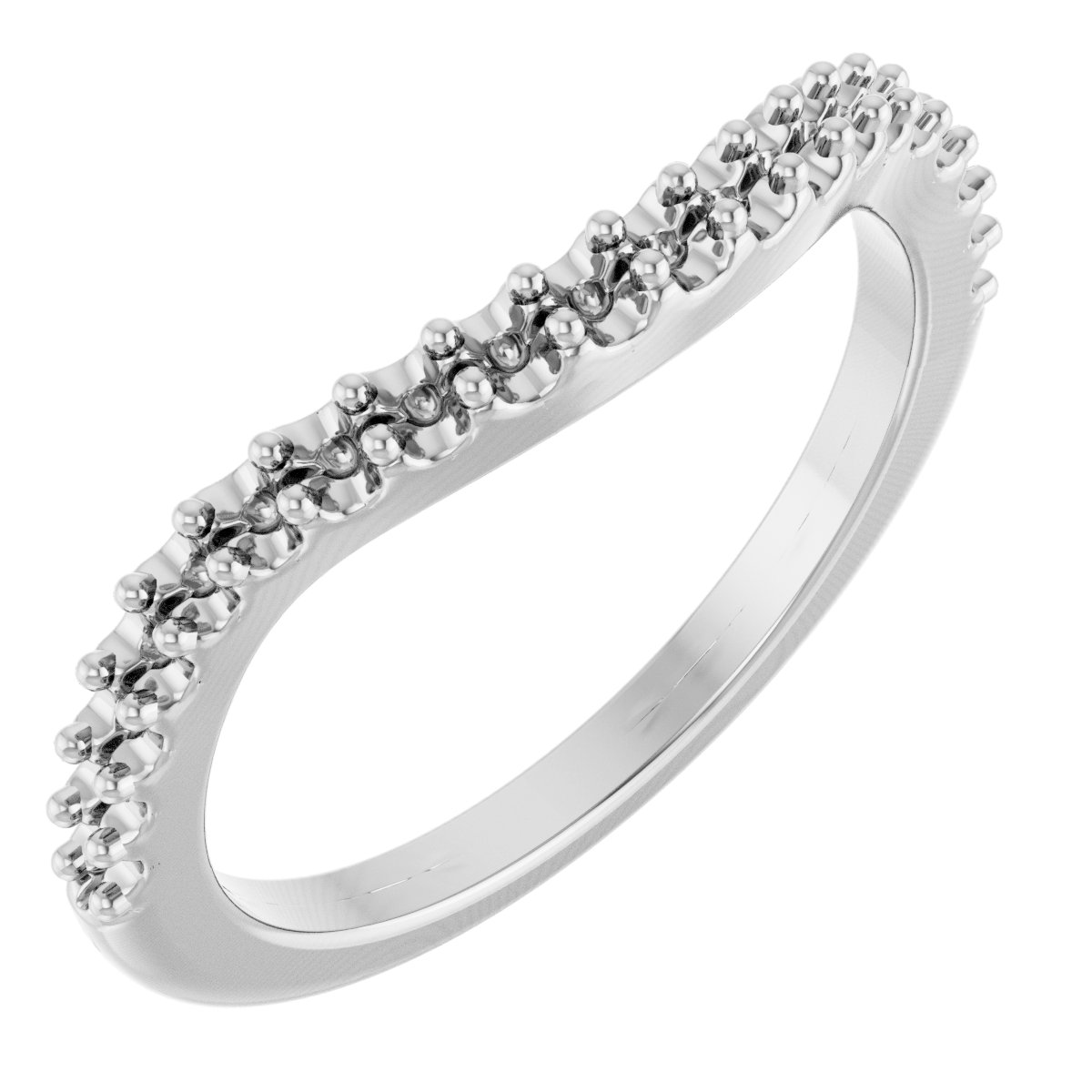 Side-Stone Shank or Band