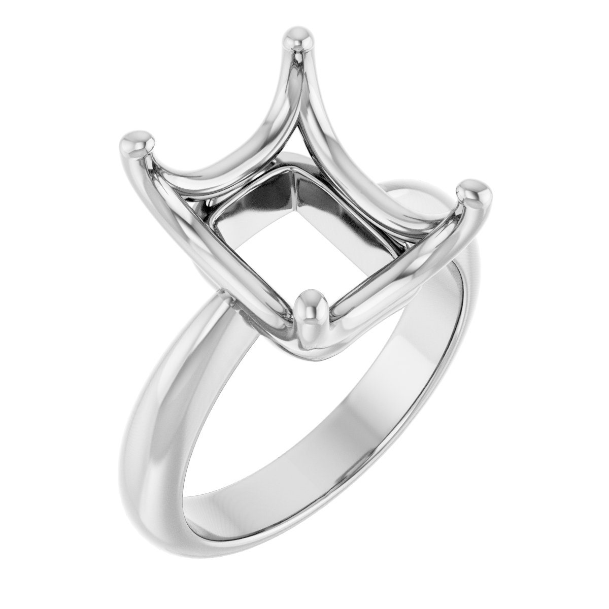 Solitaire Crown-Inspired Engagement Ring