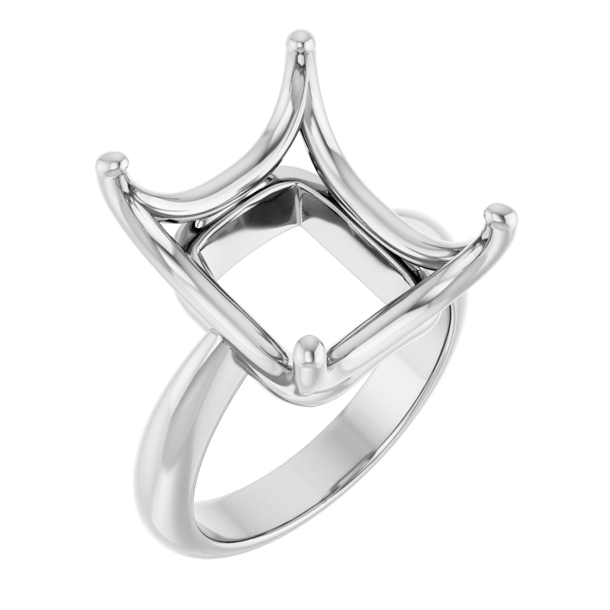 Solitaire Crown-Inspired Engagement Ring