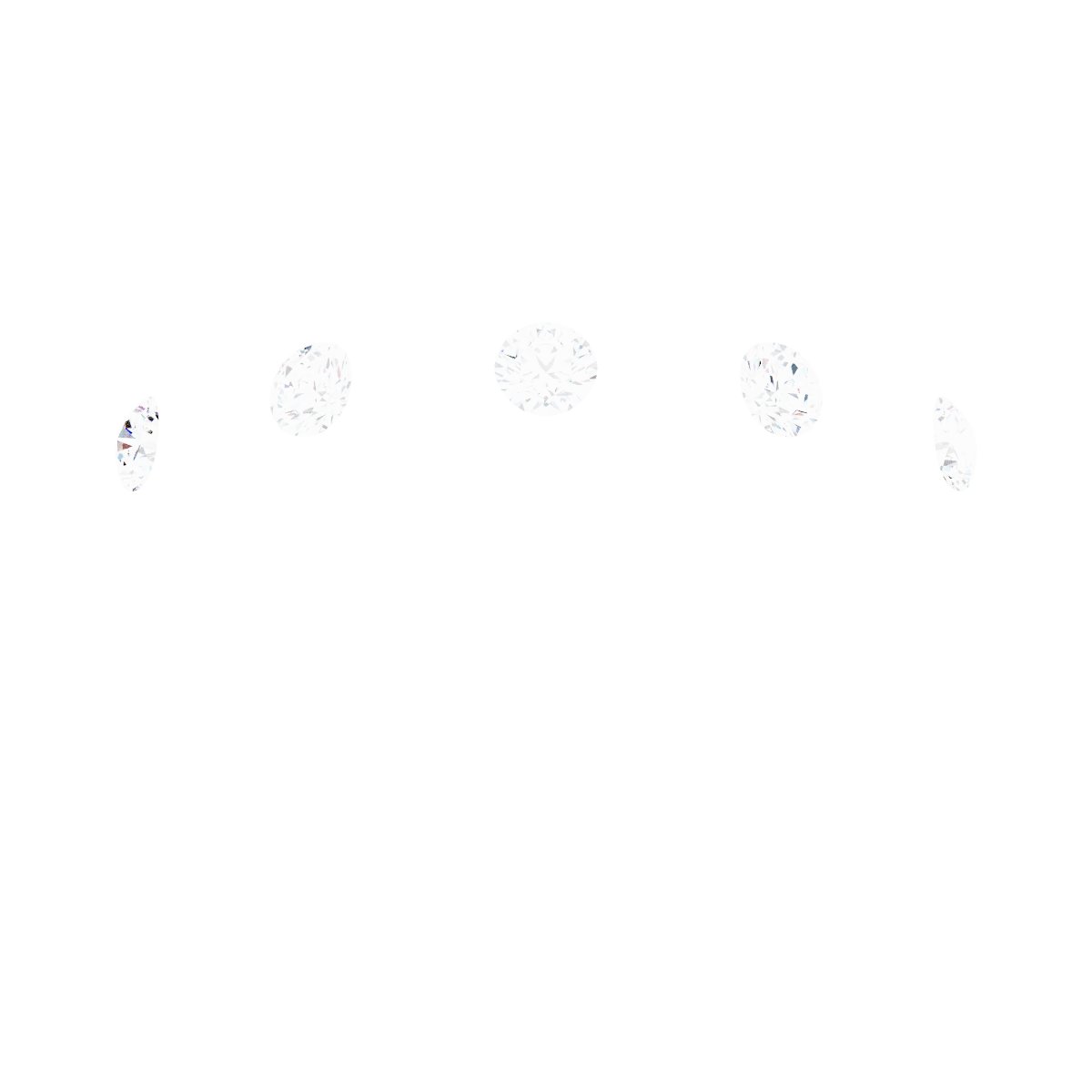 14K White .02 CTW Natural Diamond Anniversary Band Size 7-3
