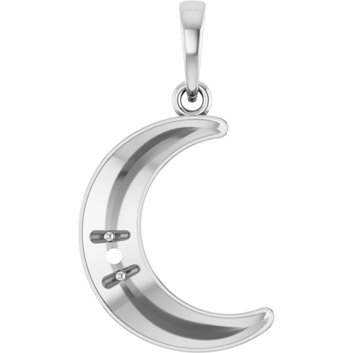 Family Moon Necklace or Pendant