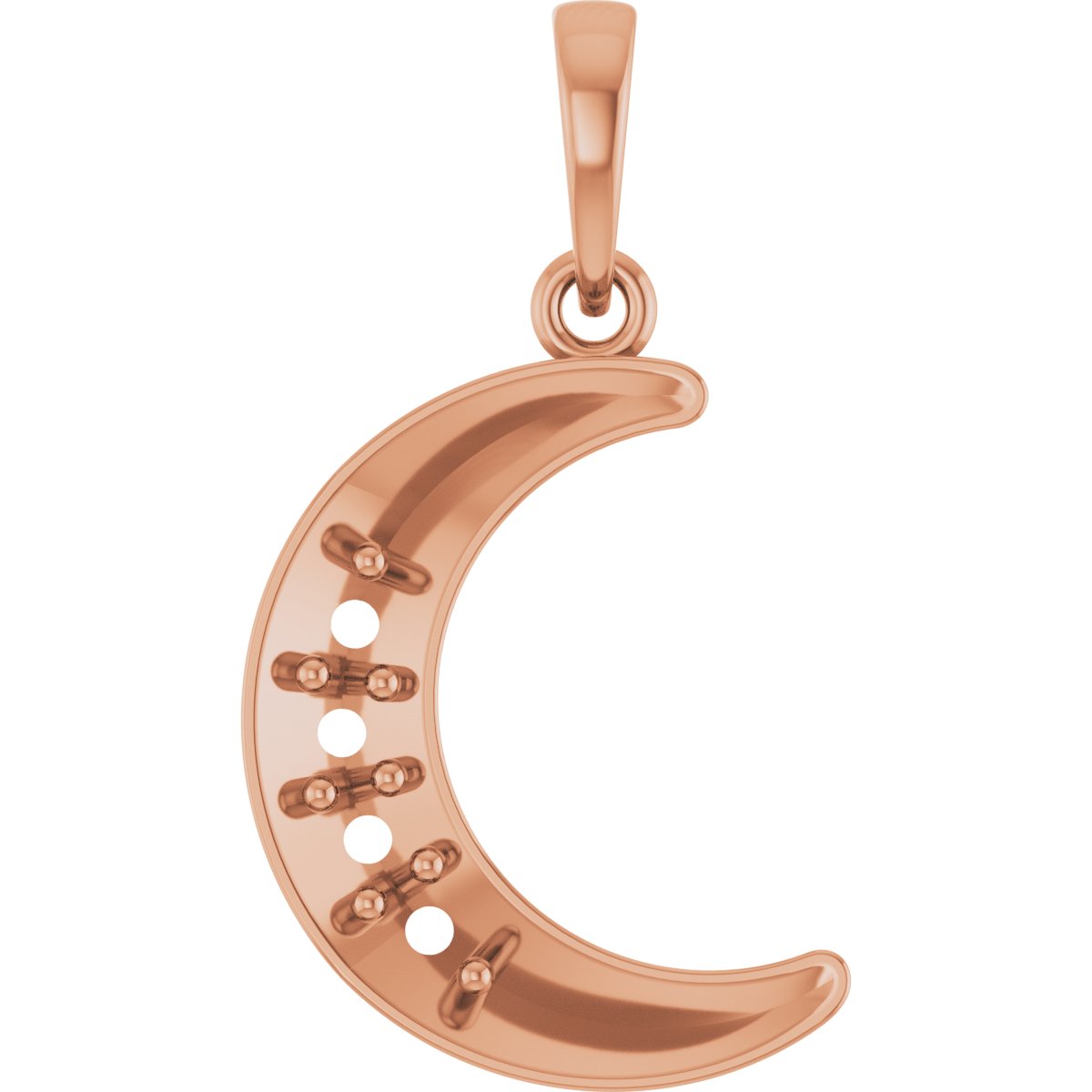 Family Moon Necklace or Pendant
