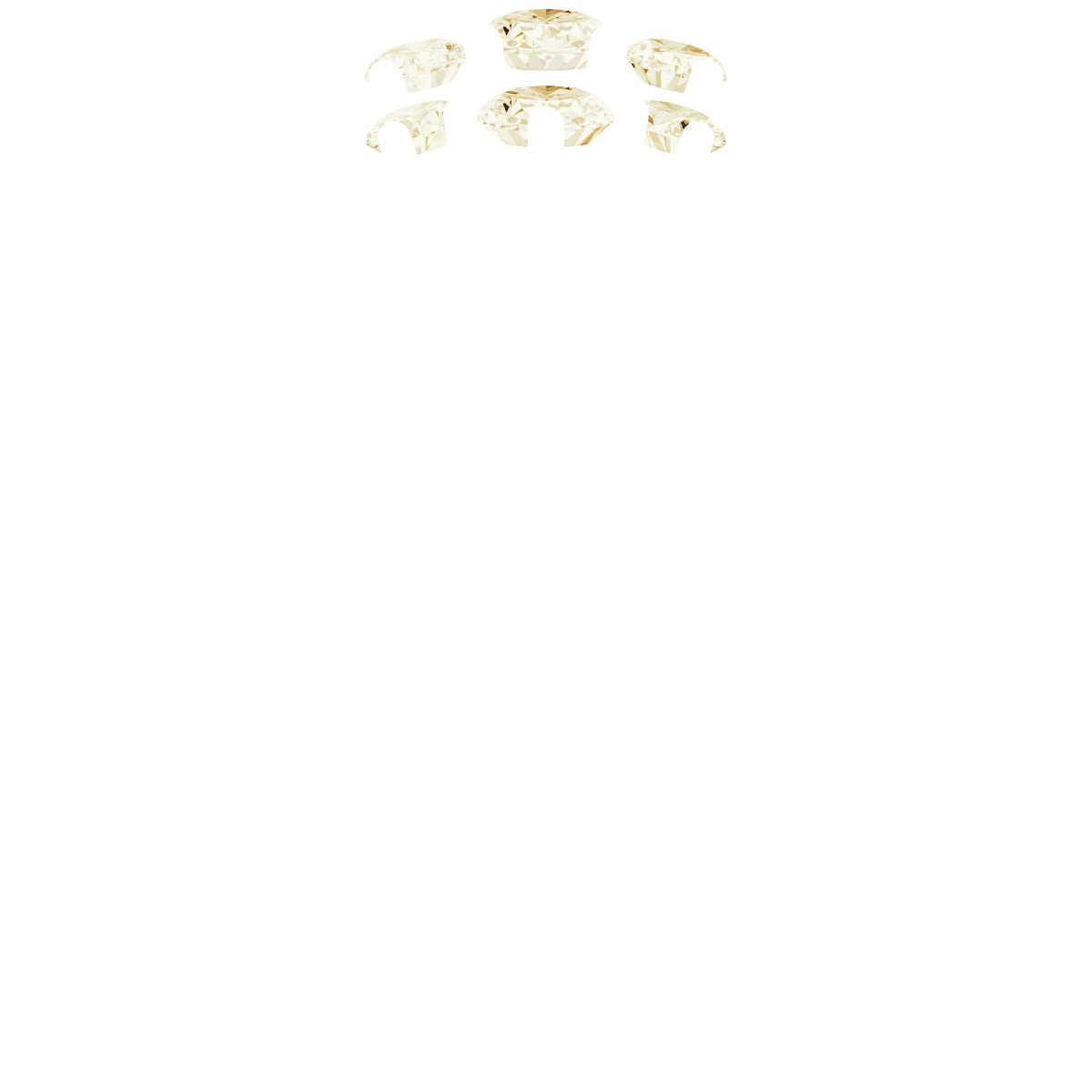 Alternative view of 5/8 CTW Natural Diamond Ring Guard – 14K Yellow Gold