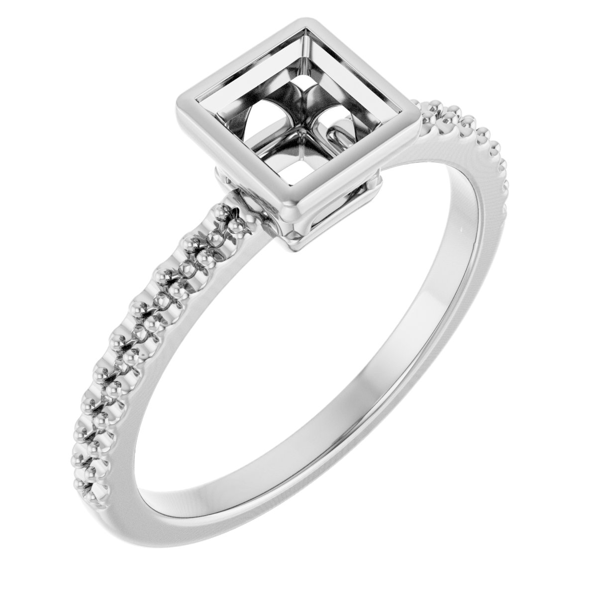 Bezel-Set Engagement Ring