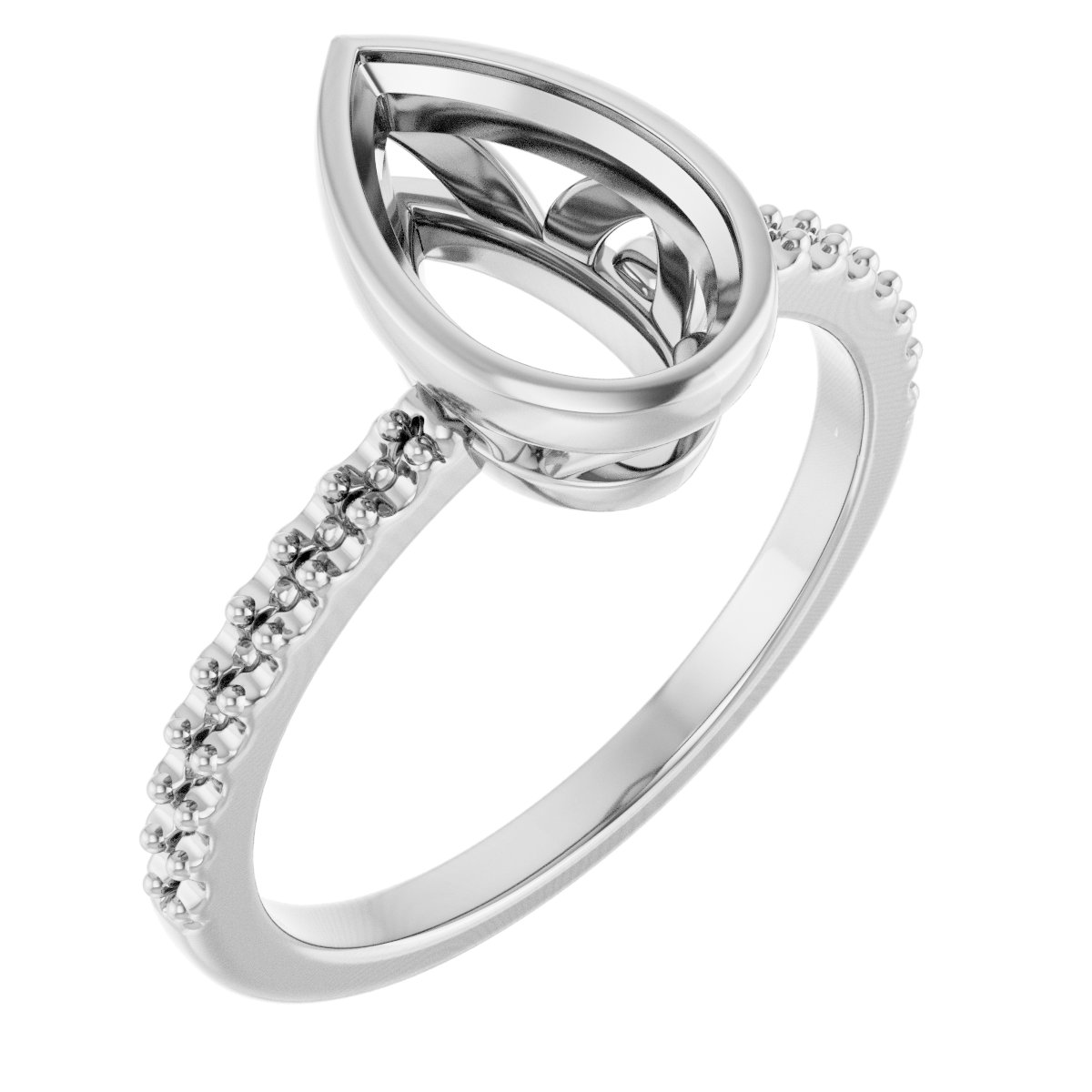 Bezel-Set Engagement Ring