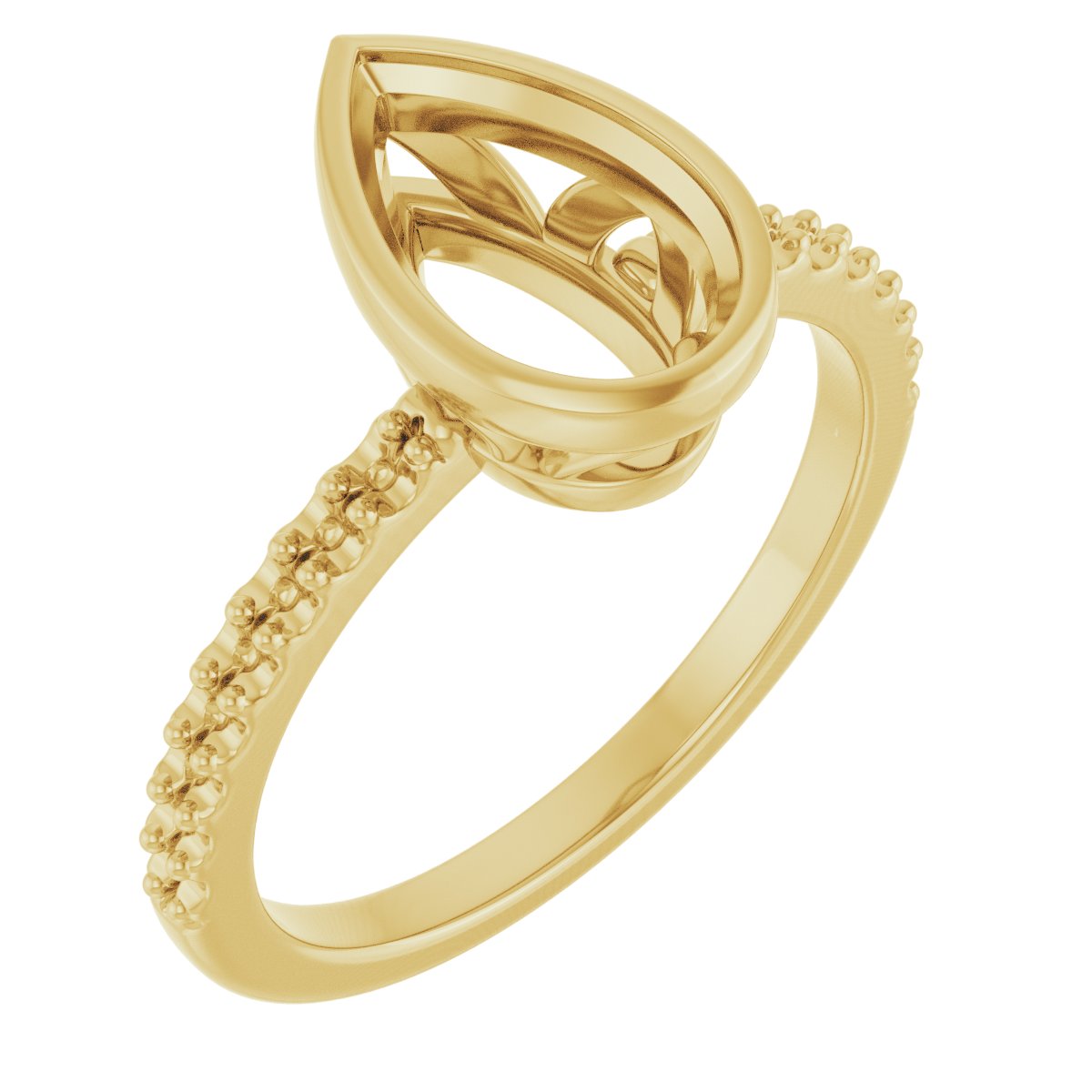 Bezel-Set Engagement Ring