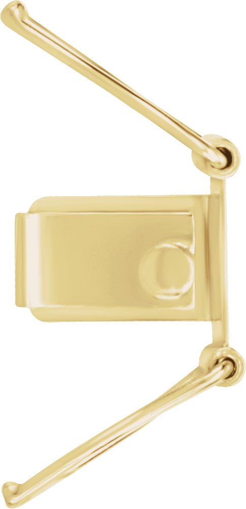 14k Yellow Gold Hinged Designer Lobster Clasp with End Tabs Links – Bengjo