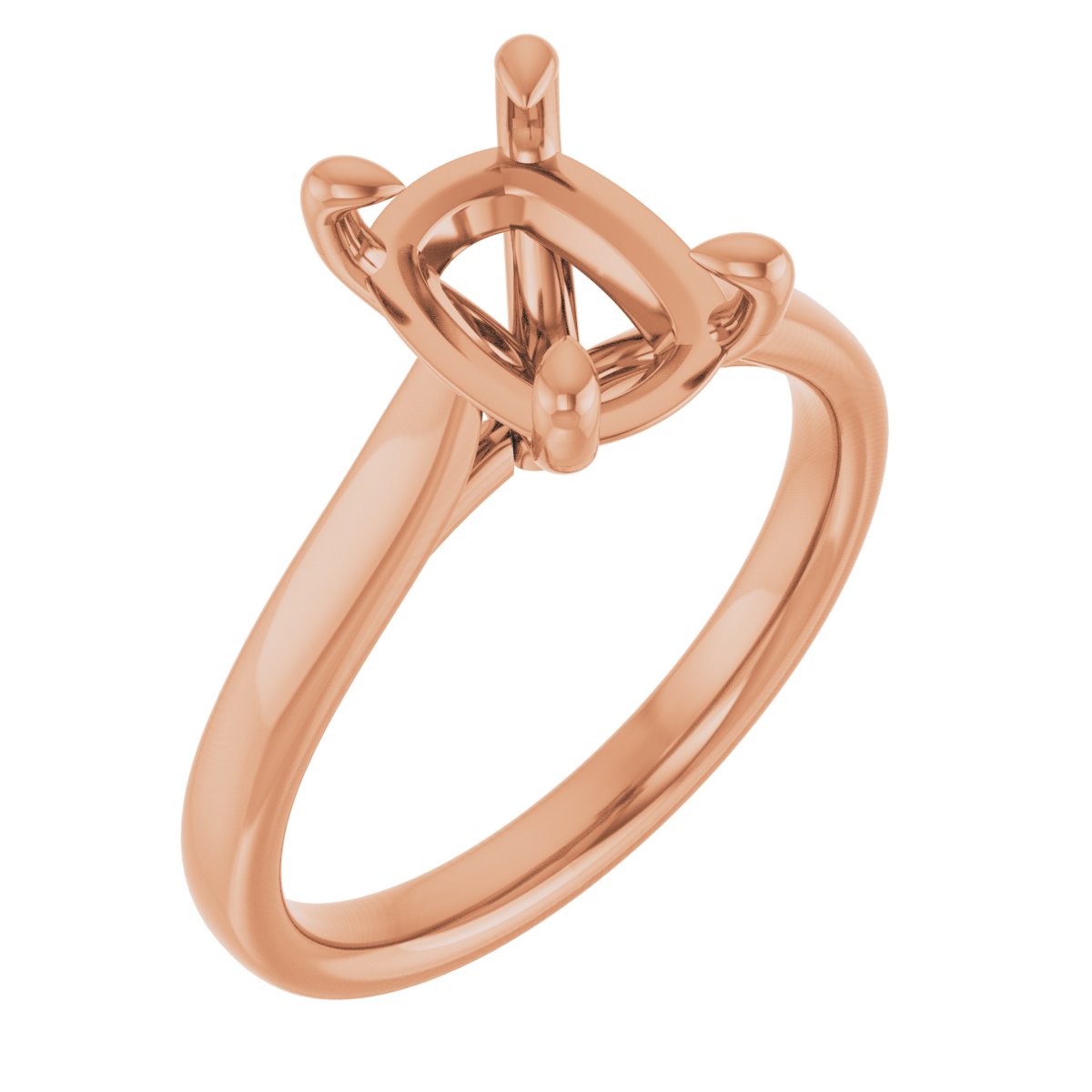 Claw-Prong Solitaire Engagement Ring or Band