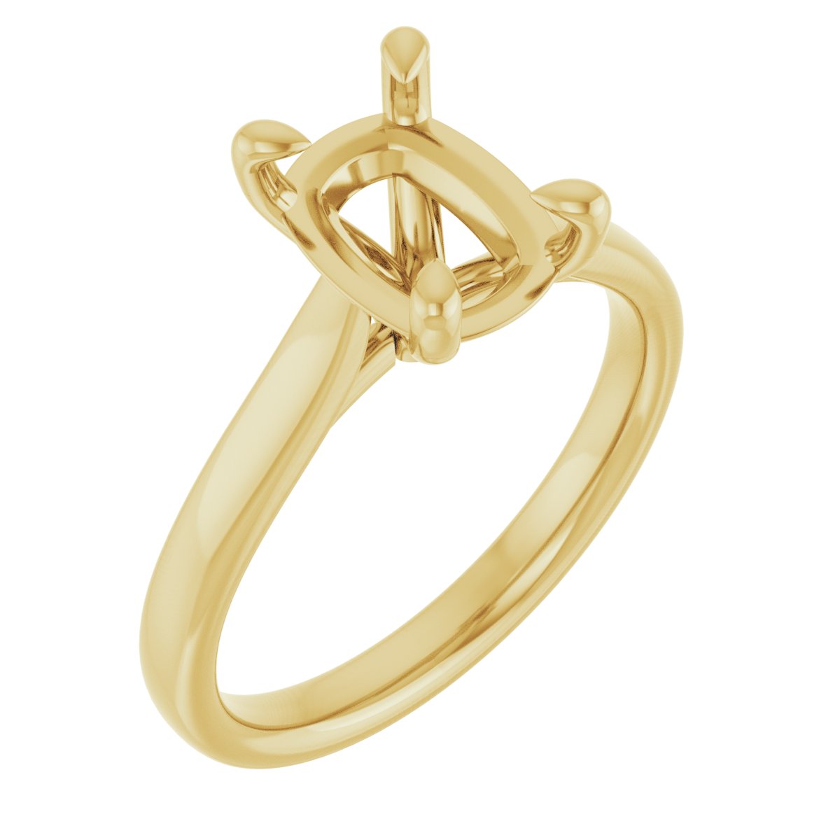 Claw-Prong Solitaire Engagement Ring or Band