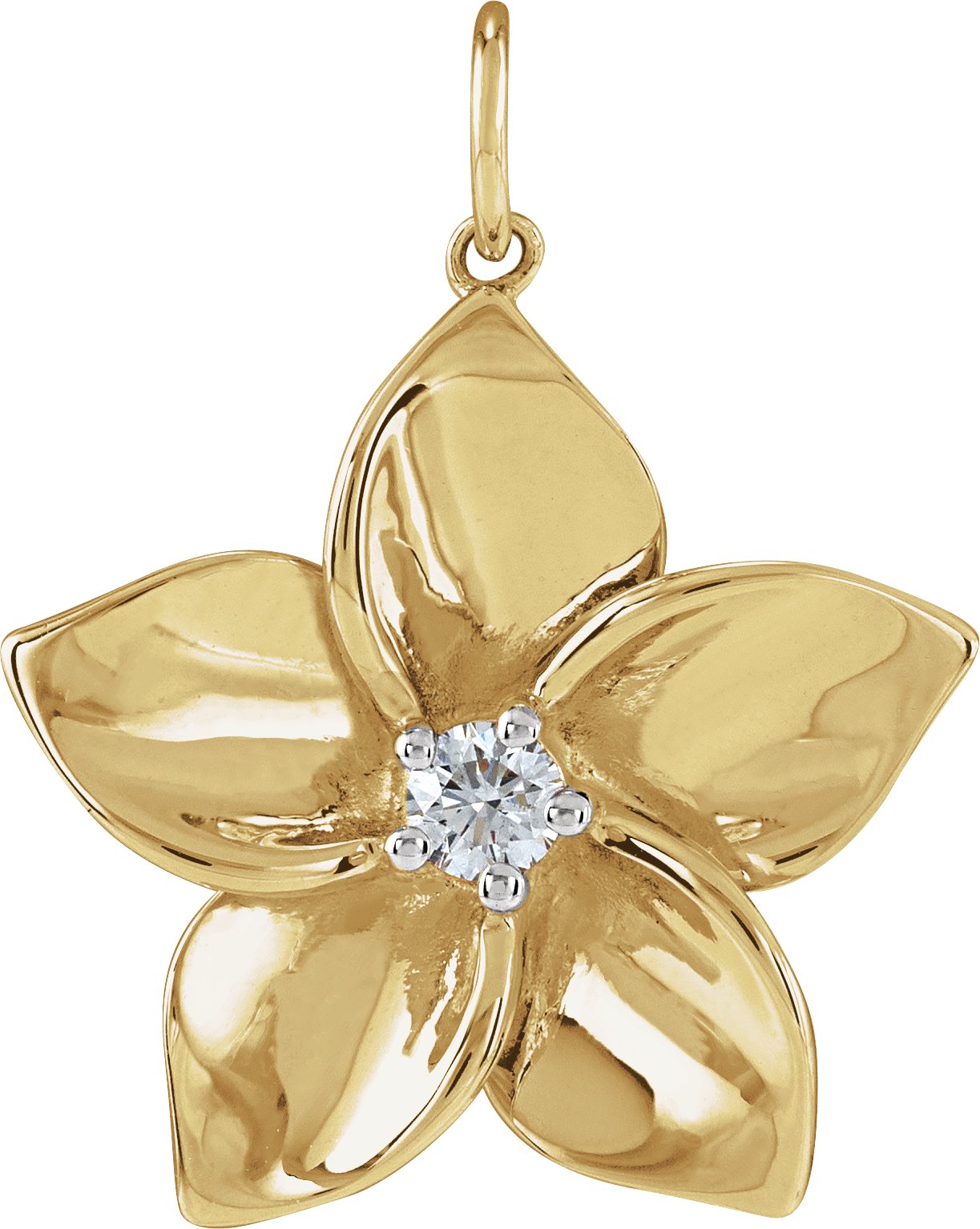 Plumeria Flower Pendant