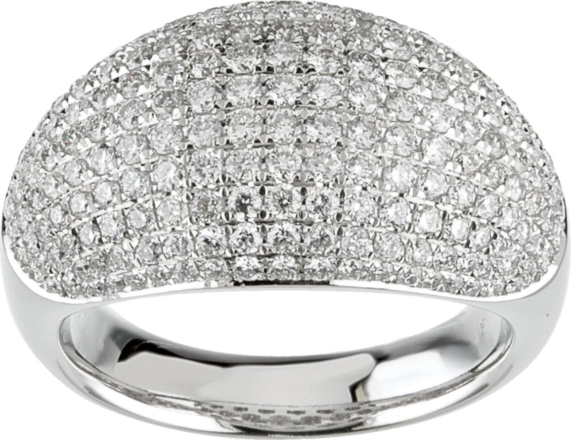 PavÃ© Dome Ring