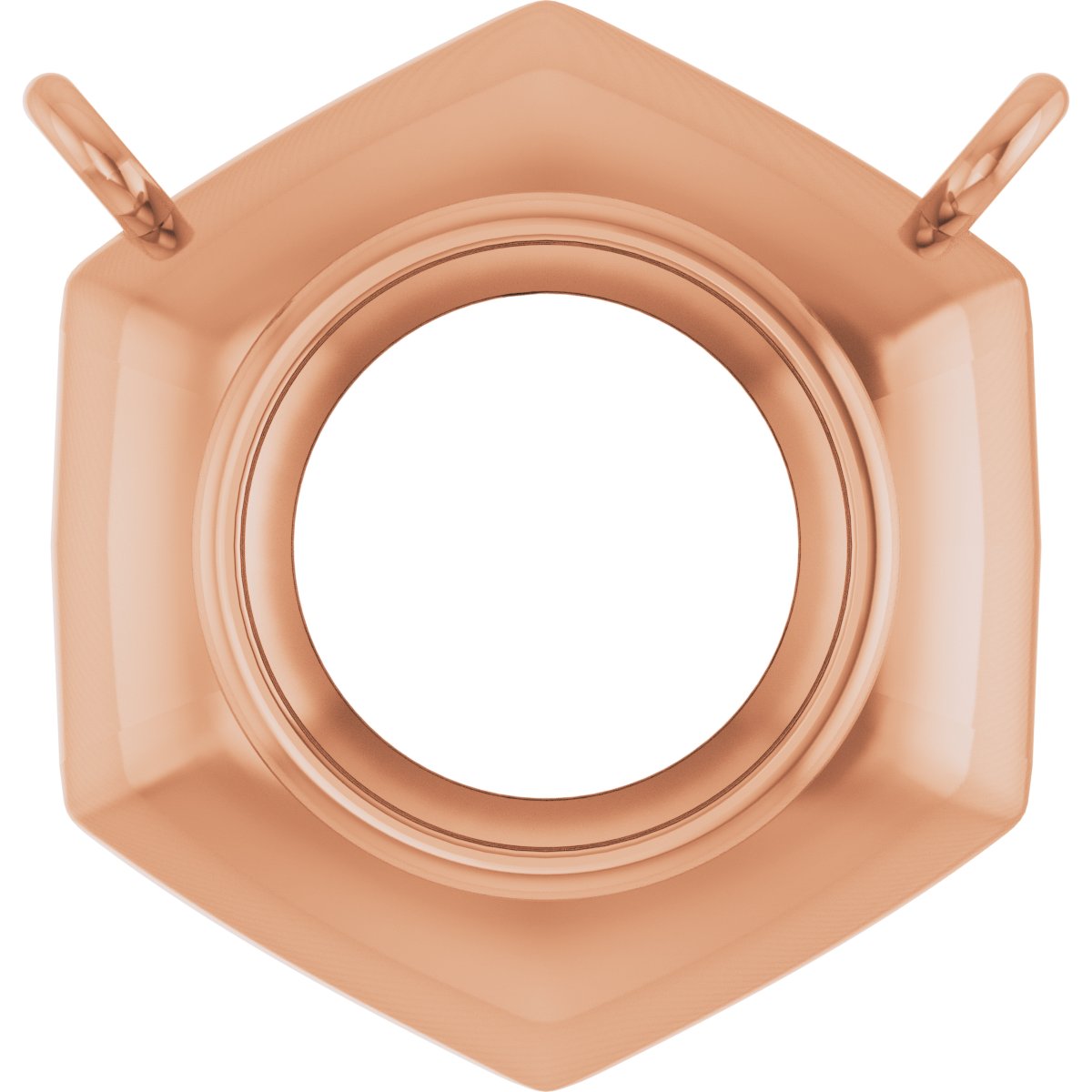 Bezel-Set Solitaire Necklace or Center