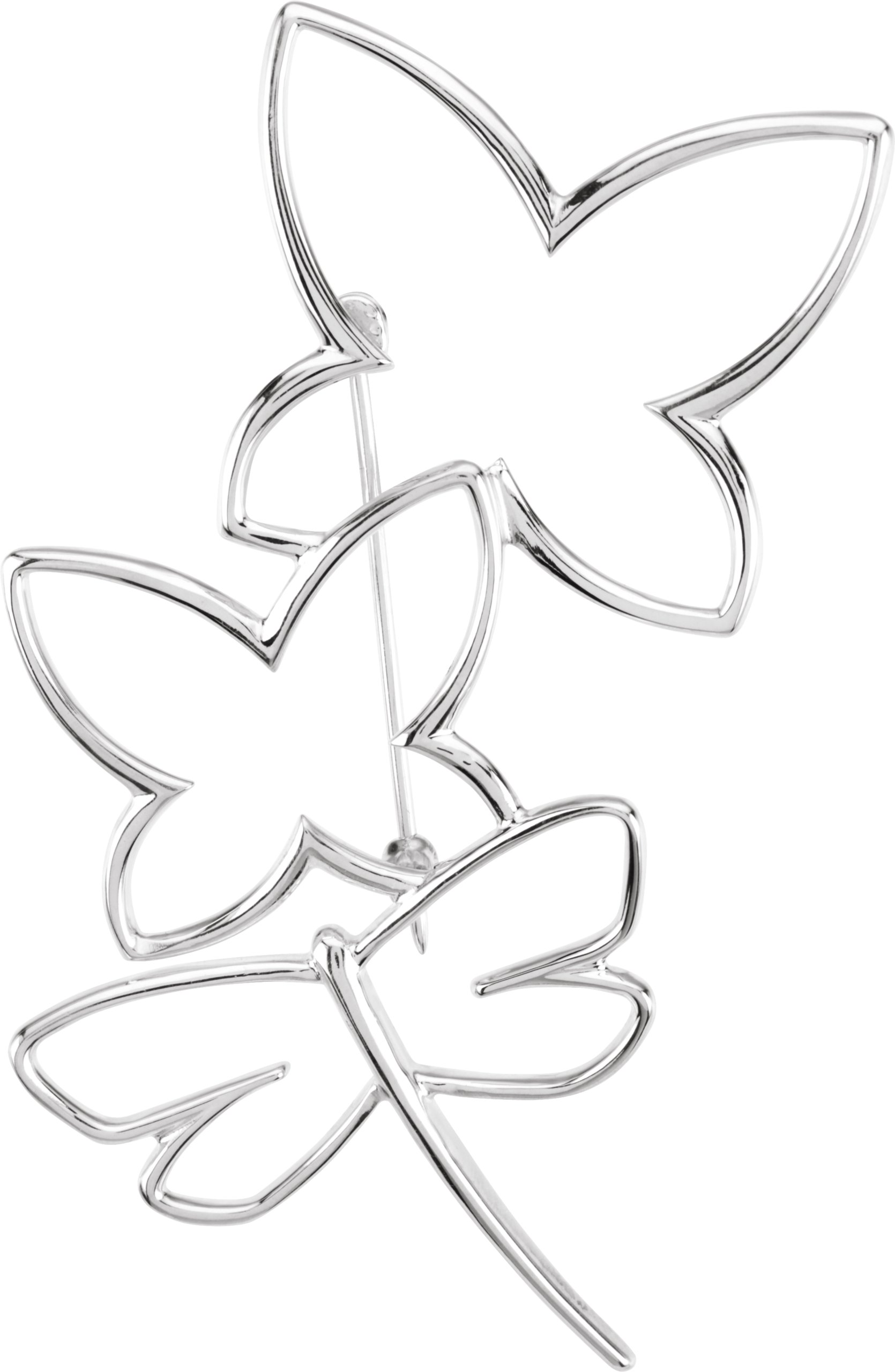 Butterfly & Dragonfly Brooch