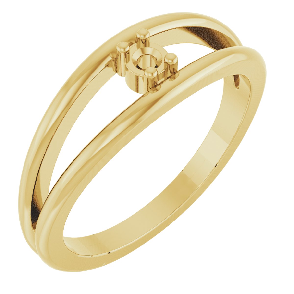 Family Negative Space Ring