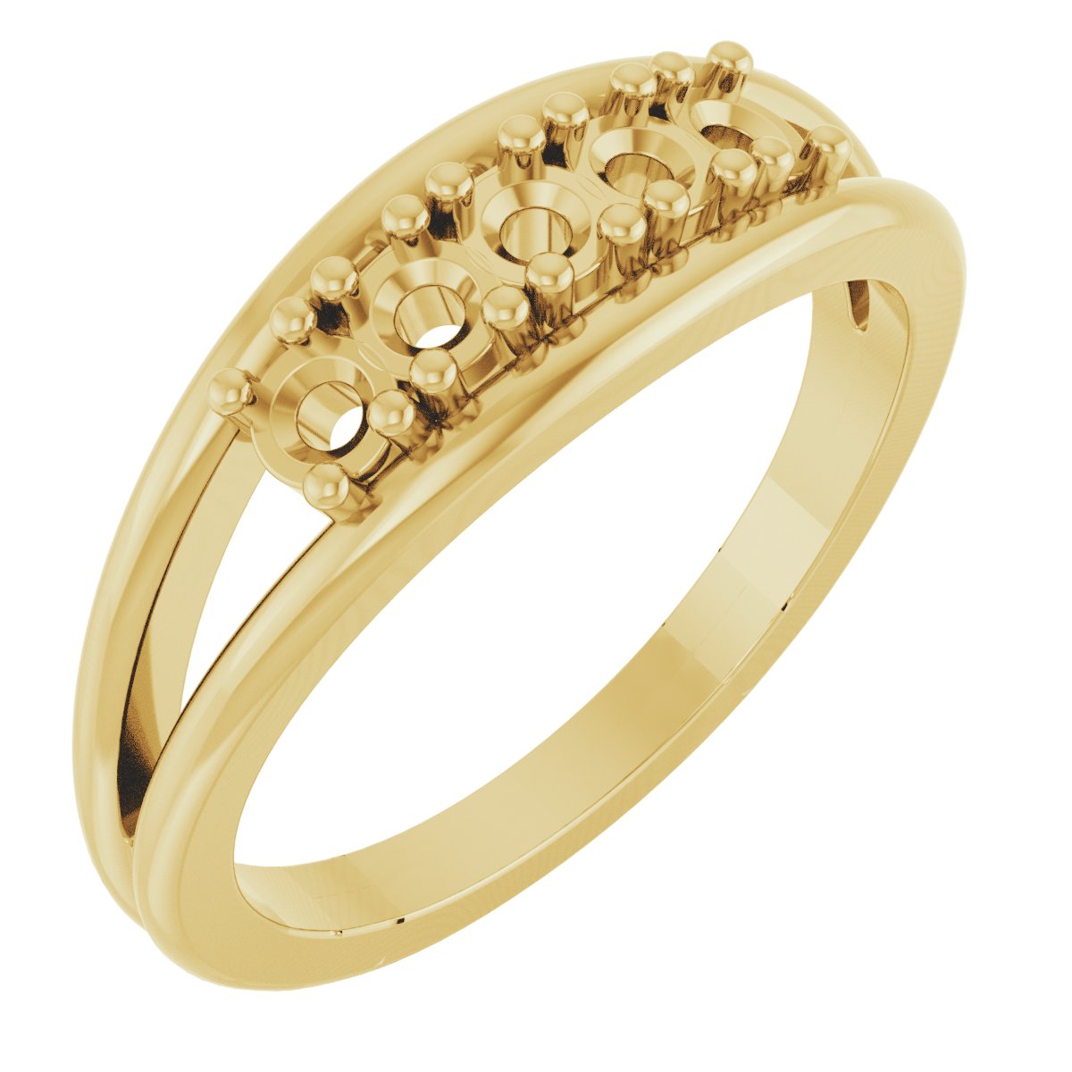 Family Negative Space Ring