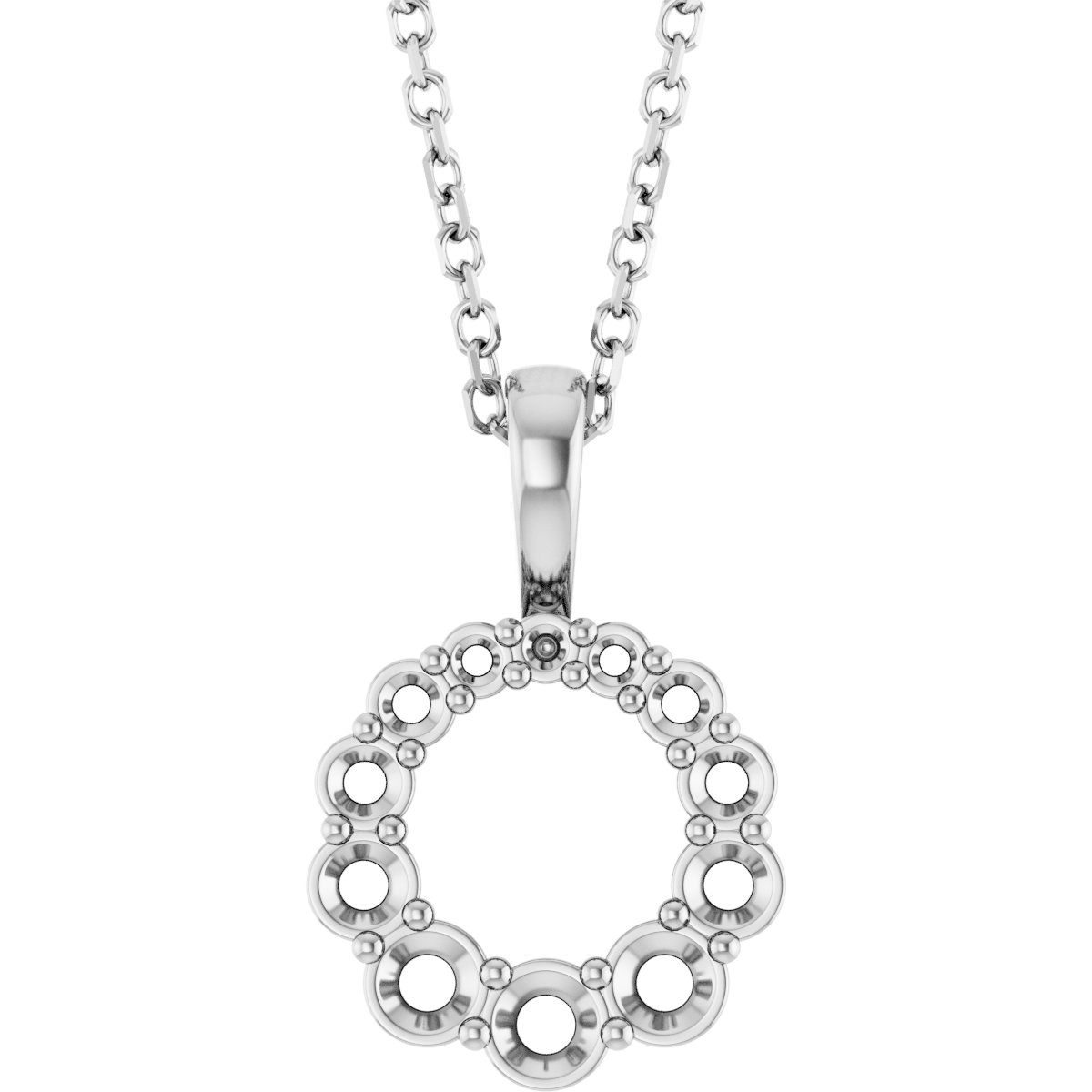Graduated Circle Necklace or Pendant
