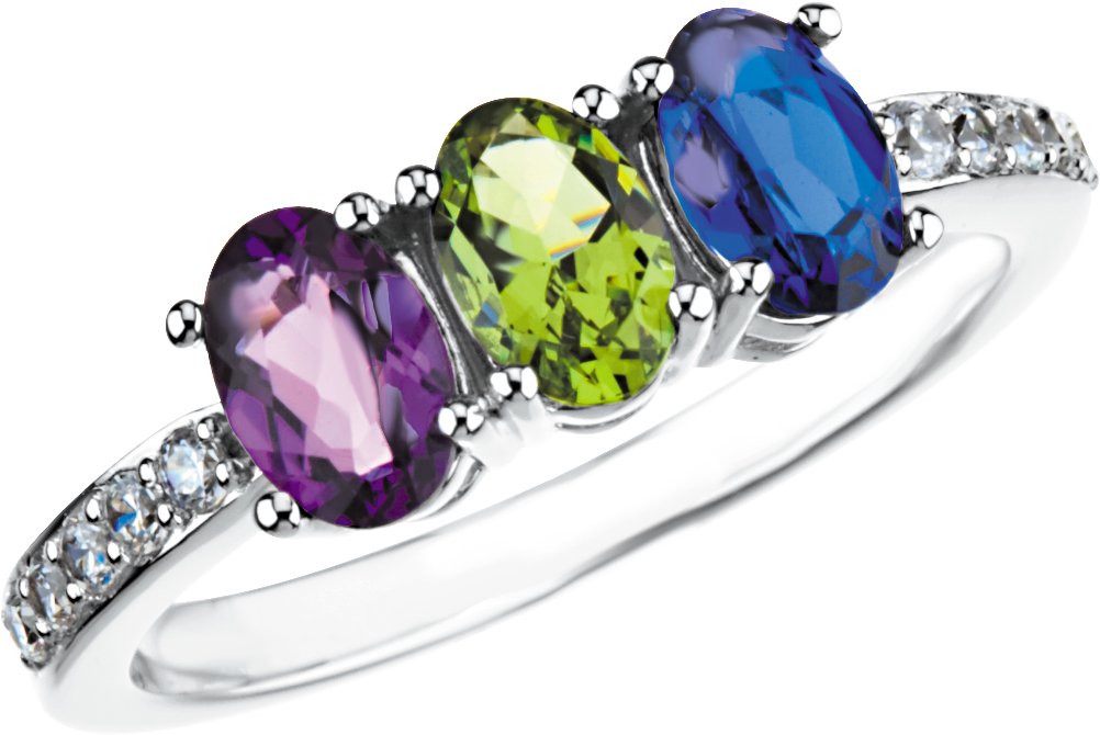 Accented Family Ring