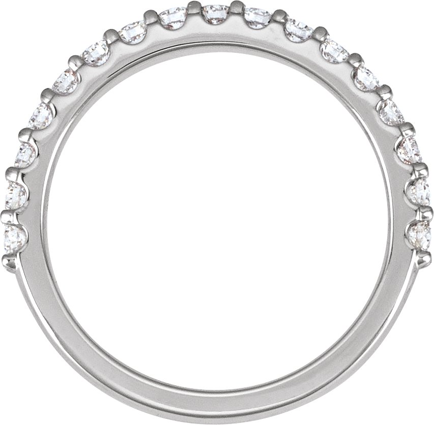 Platinum 1/2 CTW Natural Diamond Band