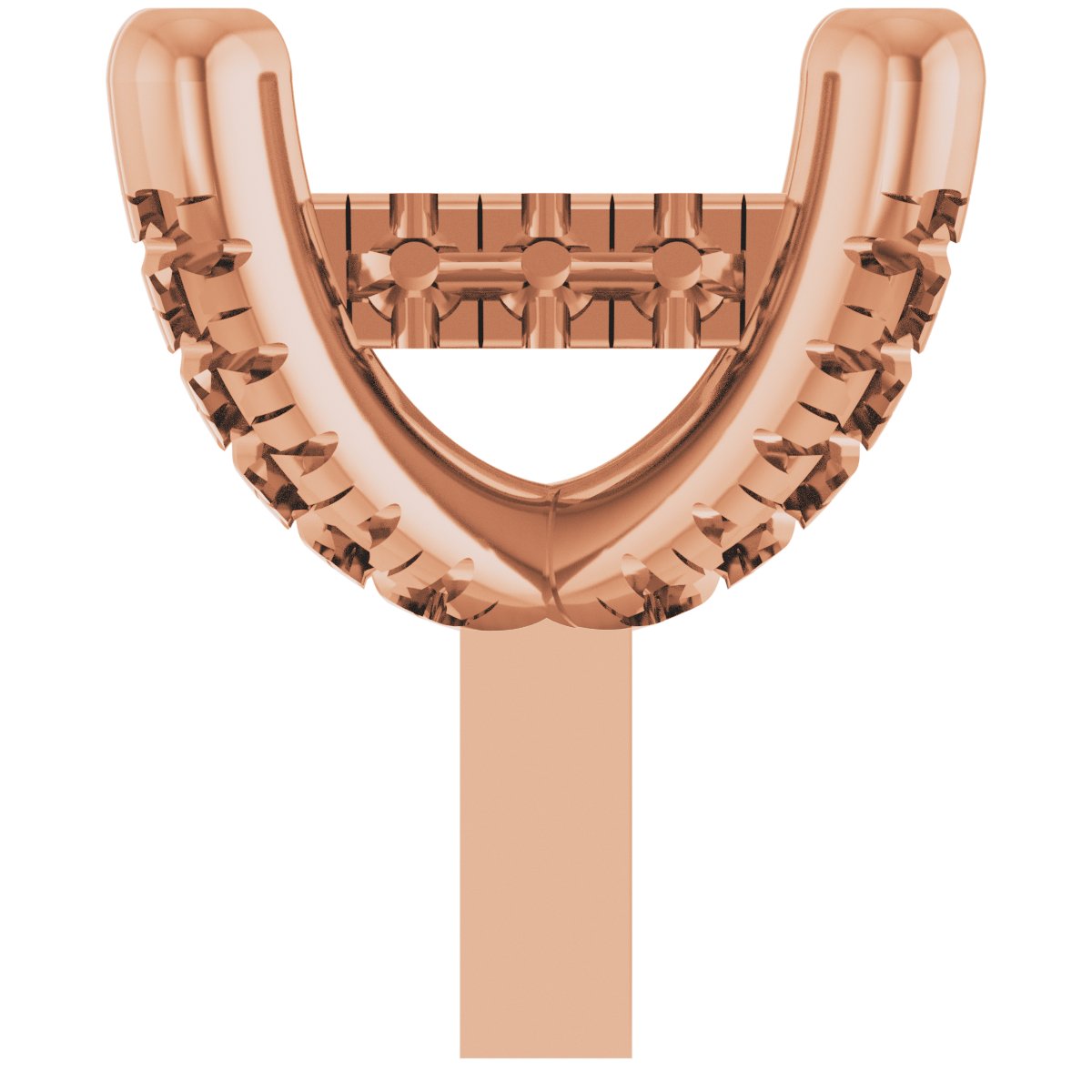 Hidden Halo-Style French-Set Peg Setting