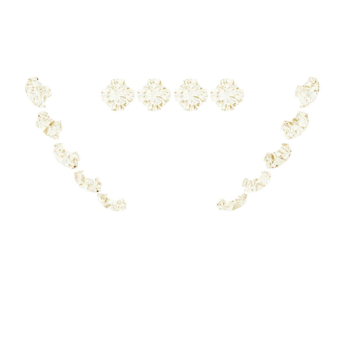Hidden Halo-Style French-Set Peg Setting
