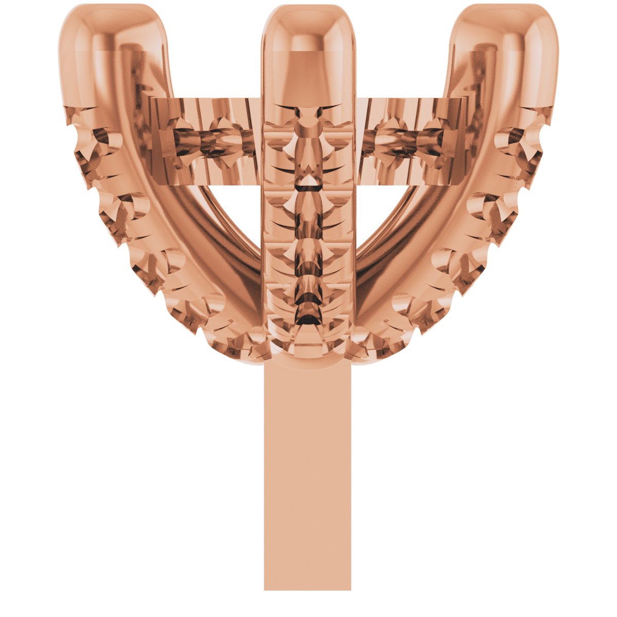 Hidden Halo-Style French-Set Peg Setting