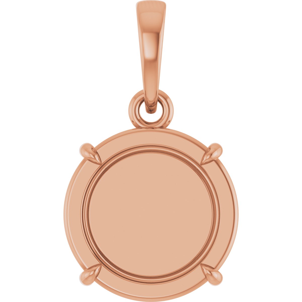 Engravable Round Pendant