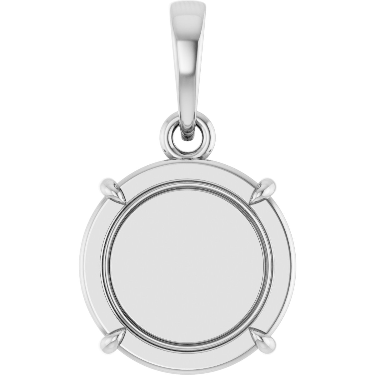 Engravable Round Pendant