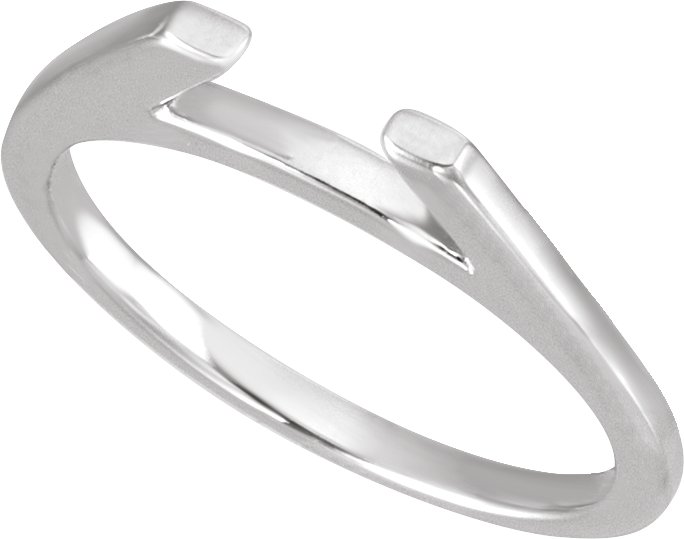 14K White Band-4