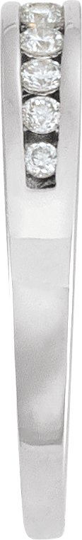 14K White 1/6 CTW Natural Diamond Band-3