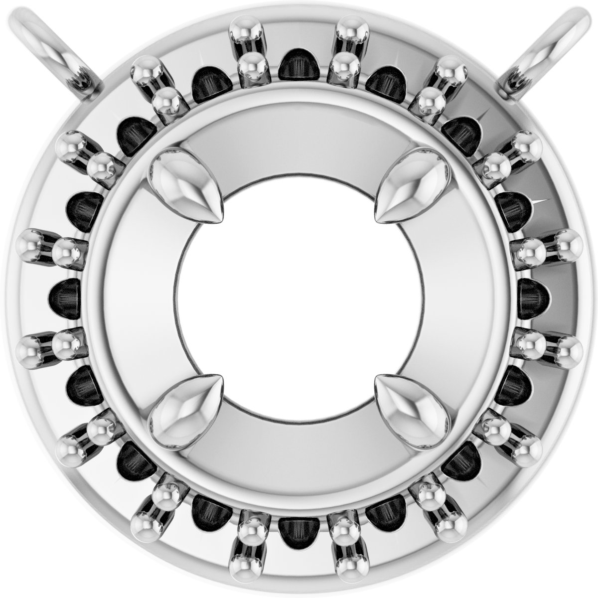 Halo-Style Necklace Center