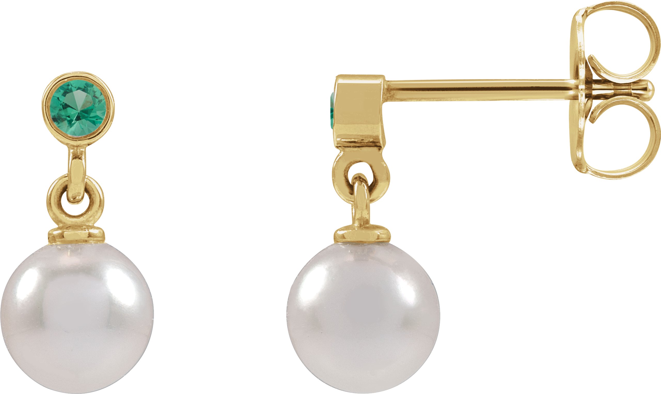 Accented Pearl Earrings