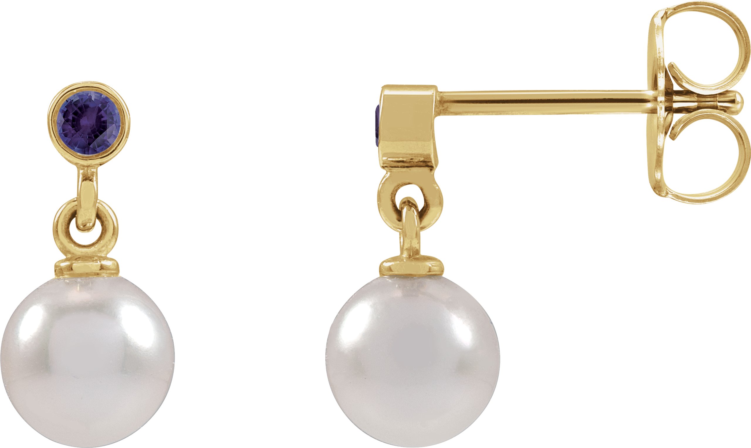 Accented Pearl Earrings