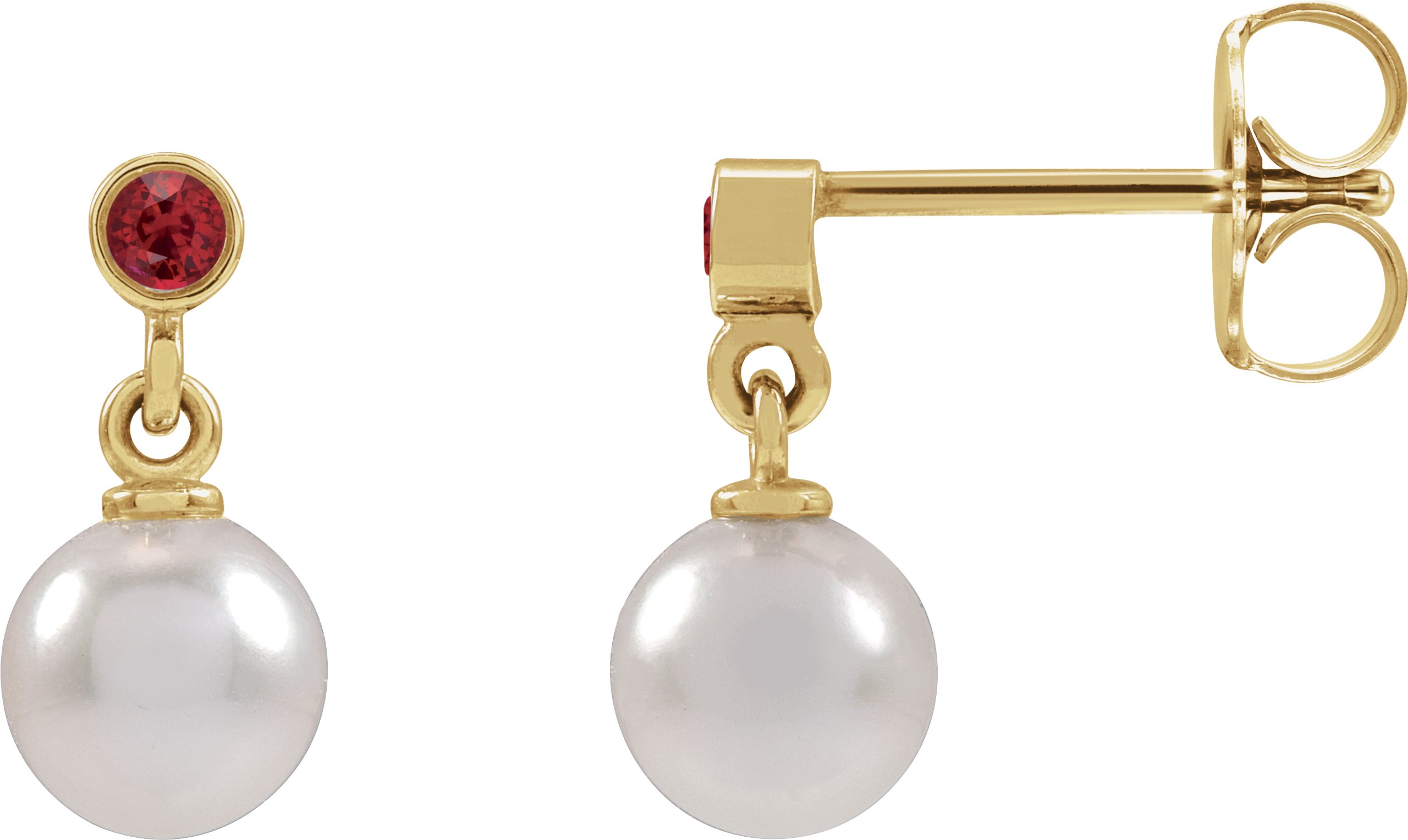 Accented Pearl Earrings